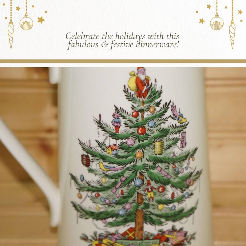 Spode Christmas Tree Porcelain Jug - 32 oz (2 Pint)