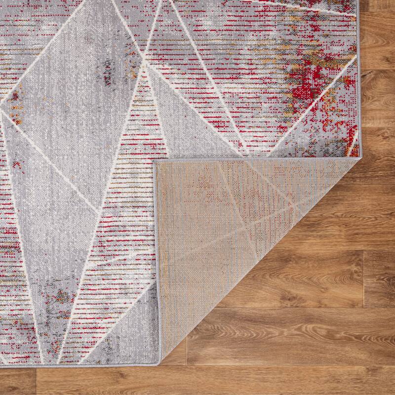World Rug Gallery Geometric Modern Area Rug