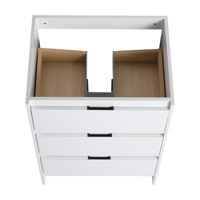 Freestanding Bathroom Vanity with Resin Sink