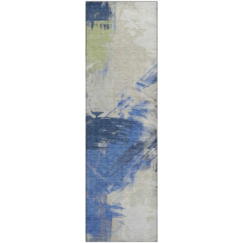 Premium Washable Super Soft Modern Brushstrokes Mayfield Rug