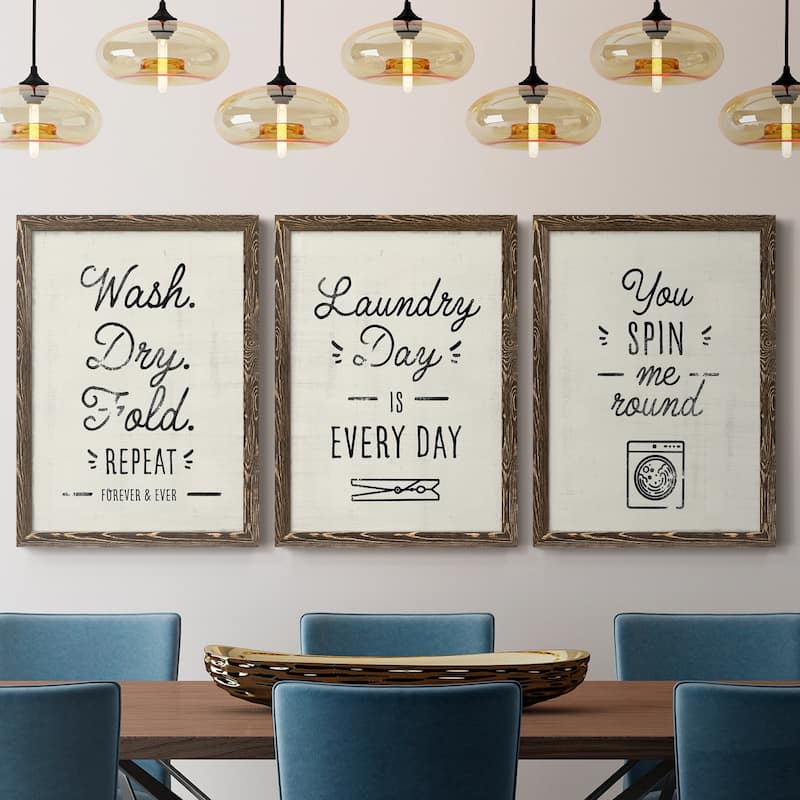 Laundry Room I-Premium Framed Canvas - Ready to Hang - Multi-Color
