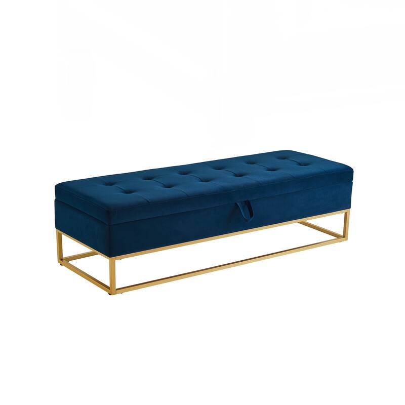 Bed Bench Metal Base with Storage