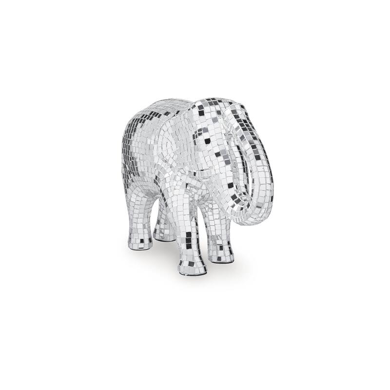 Signature Design by Ashley Hallmont Silver Sculpture - 18.25" W x 6.88" D x 12.5" H