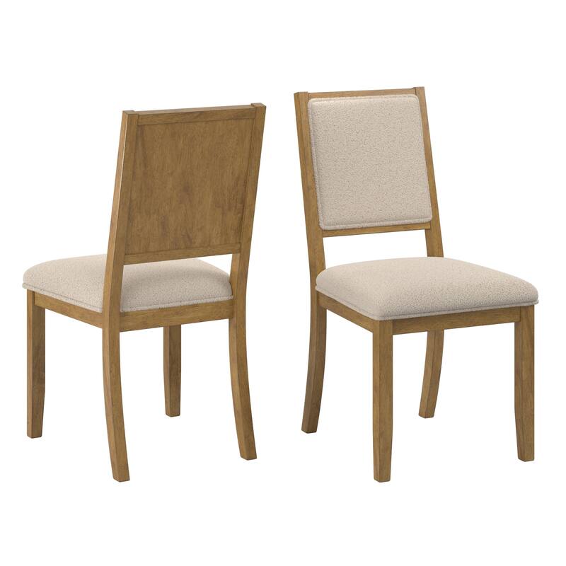 Harstad 42"-60" Wood Finish Extendable Round Dining Set by iNSPIRE Q Modern