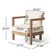 preview thumbnail 3 of 4, Wood Patio Club Chair