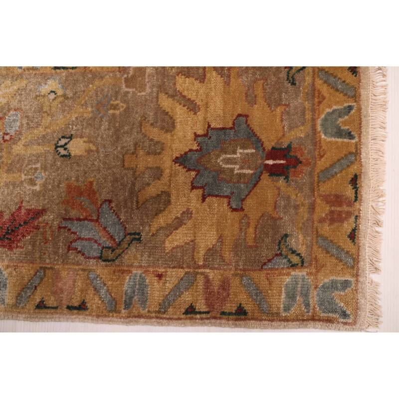 ECARPETGALLERY Hand-knotted Jules Serapi Beige, Ivory Wool Rug - 10'0 x 14'1