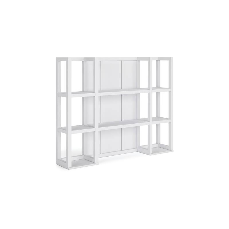 Signature Design by Ashley Ashbryn White/Natural Dining Hutch - 58" W x 11" D x 46" H