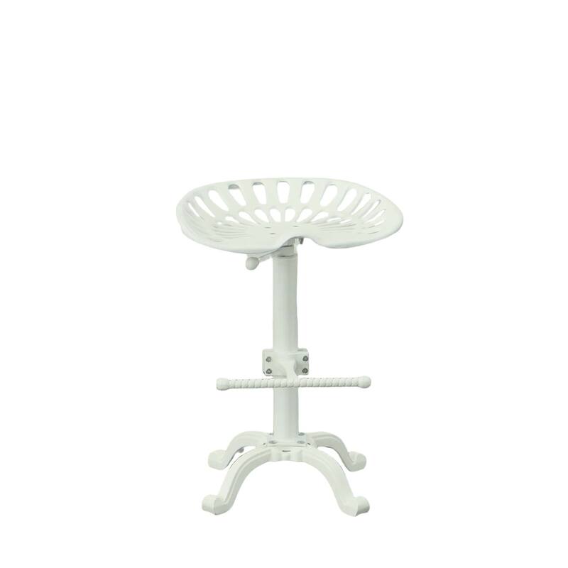 Adjustable Iron Tractor Seat Barstool