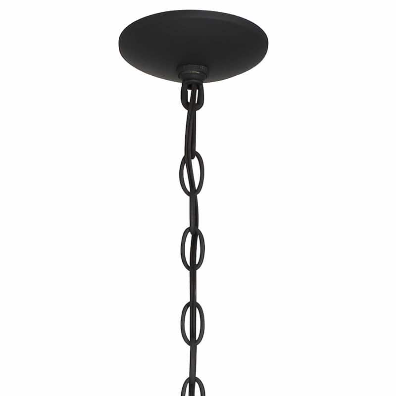 Acroma 12-light Matte Black Farmhouse Empire Wagon Wheel Chandelier
