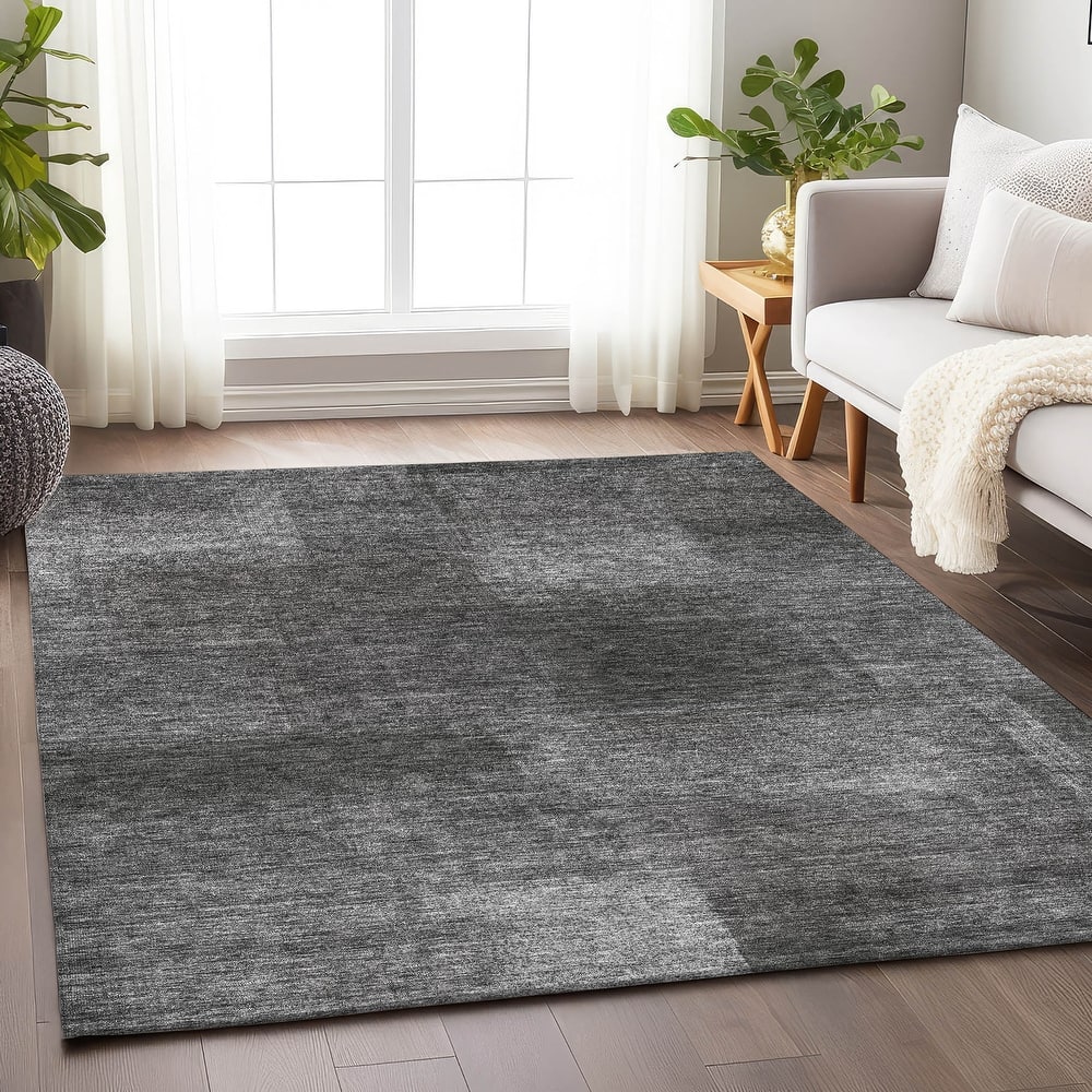 Premium Washable Super Soft Solid Ombre Mayfield Rug