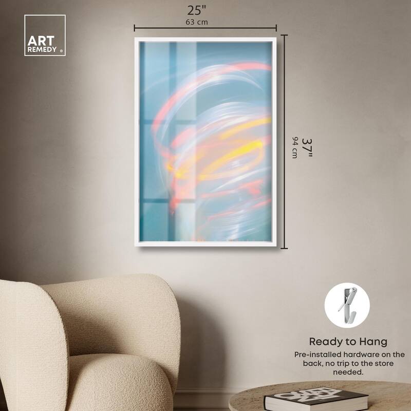 Swirling Light I Shadowbox by Art Remedy