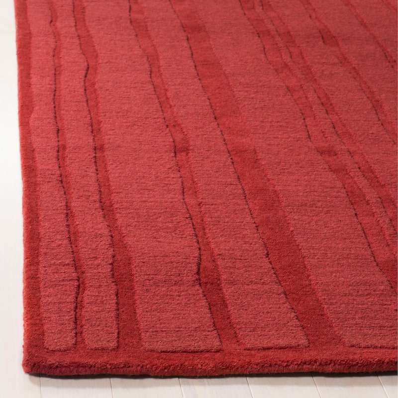 Martha Stewart by SAFAVIEH Freehand Stripe Wool Rug