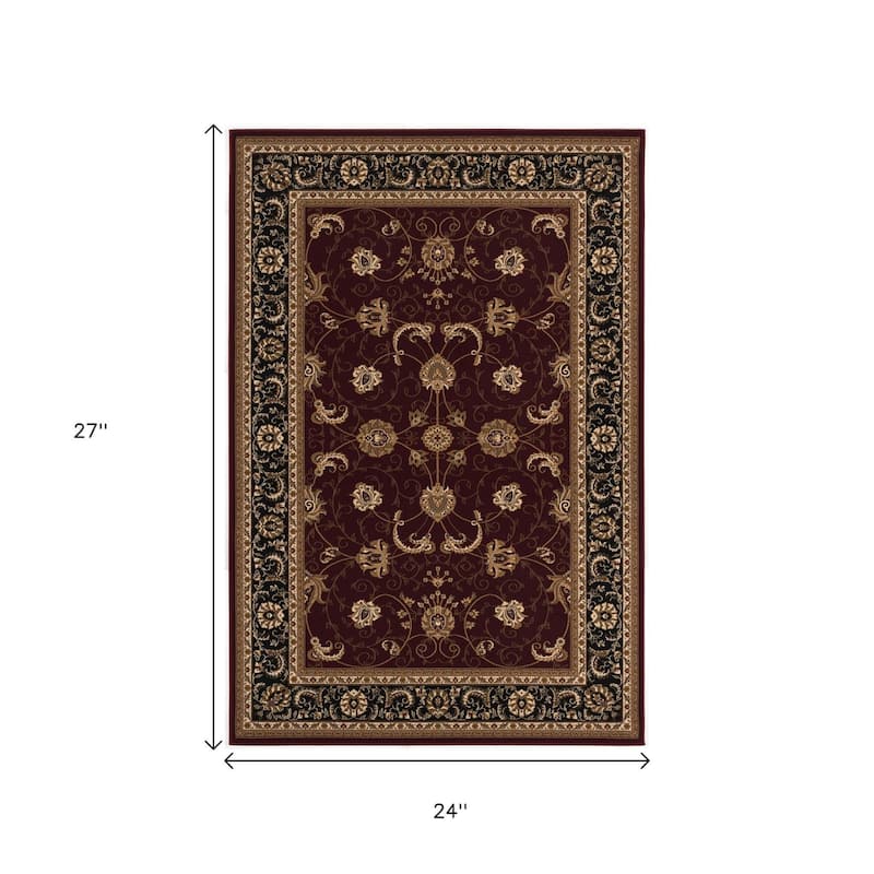 HomeRoots Oriental Persian Rectangle Area Rug - 2' X 2'