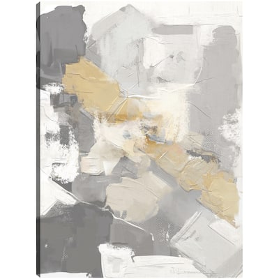 Essence of Summer II Grey By Studio Arts Canvas Art Print