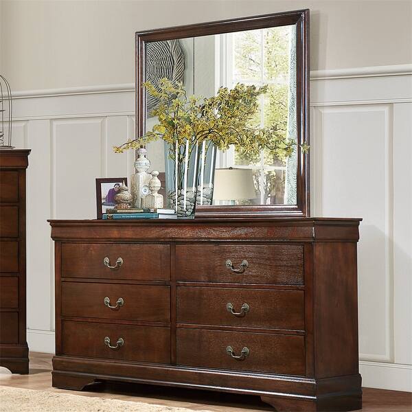 classic cherry dresser Acme Versailles Cherry Oak Dresser