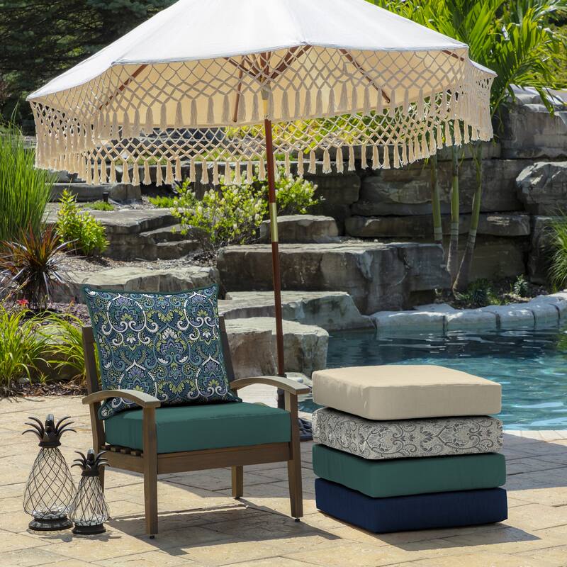 ARDEN Reversible Outdoor Deep Seating Cushion Set 24 x 24 - 46.5"L x 24"W - 46.5"L x 24"W