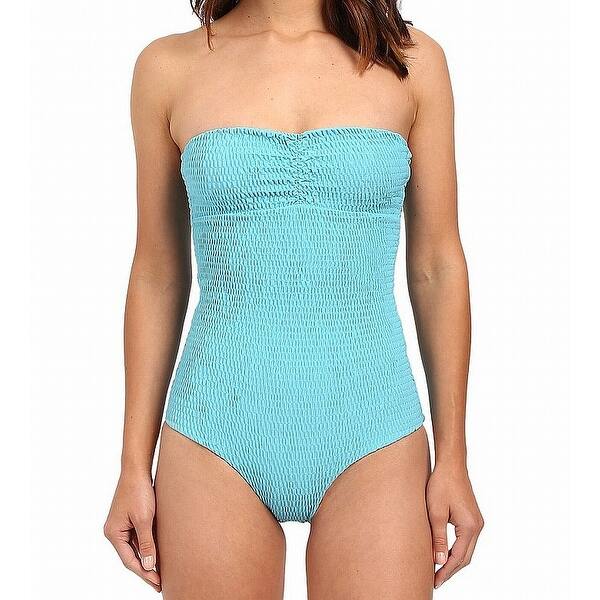 Shop Tori Praver Blue Womens Size Medium M Smocked One Piece