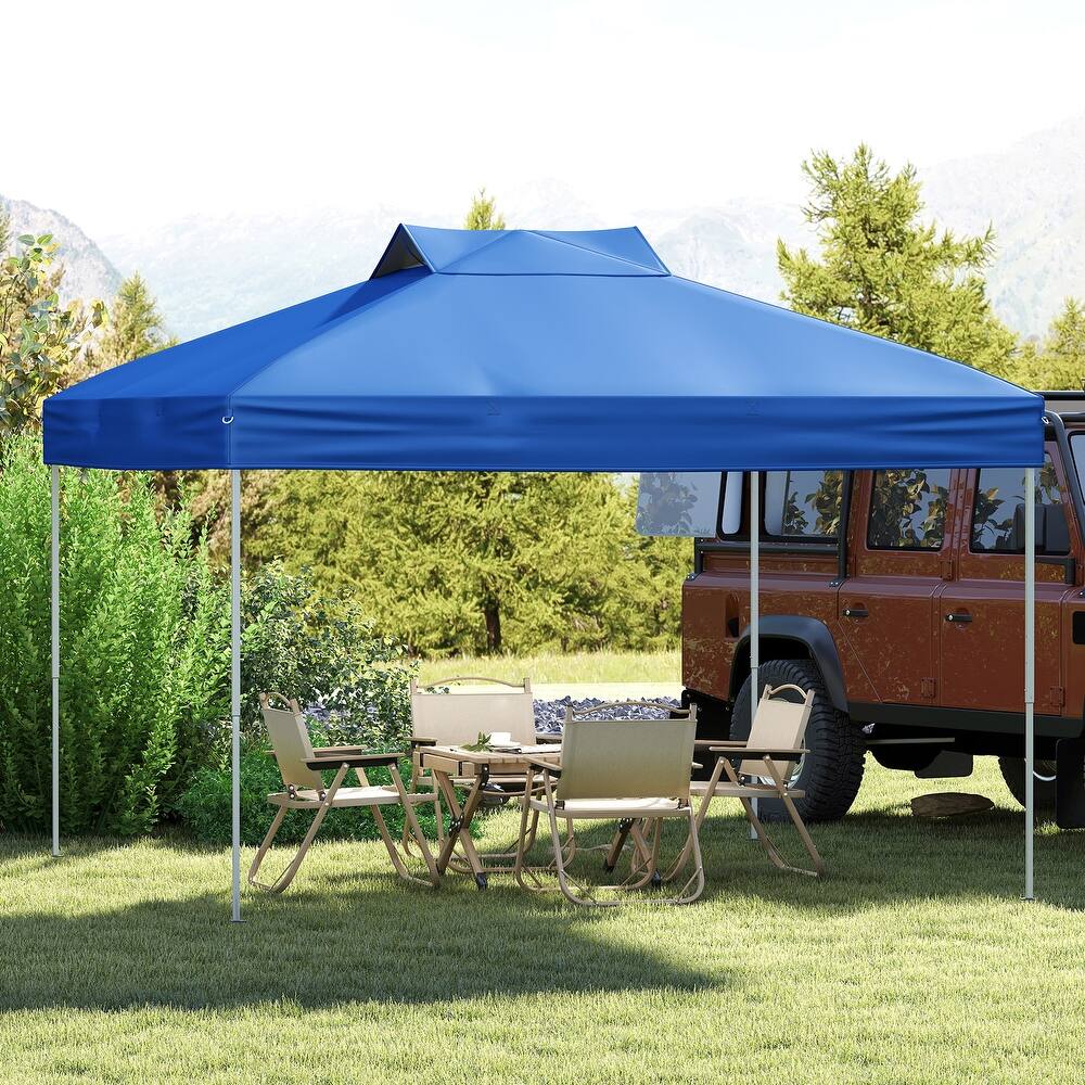 Costway 10 X 10 FT 1-Person Setup Pop up Canopy Tent with 1-Push - See Details