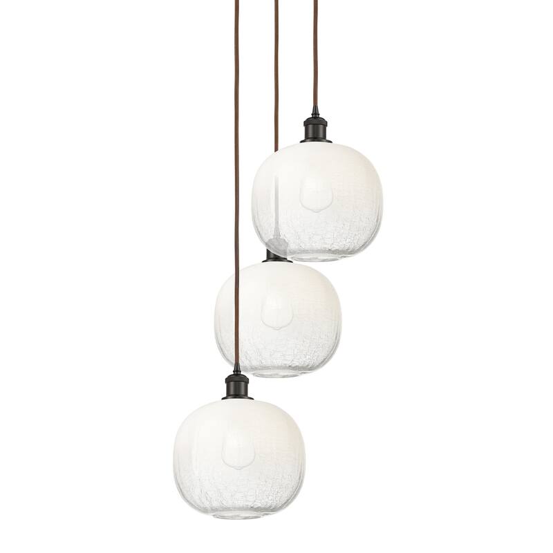 Innovations Lighting 113B-3P-37-17 Brookhaven Sphere Pendant - Oil Rubbed Bronze / Opal