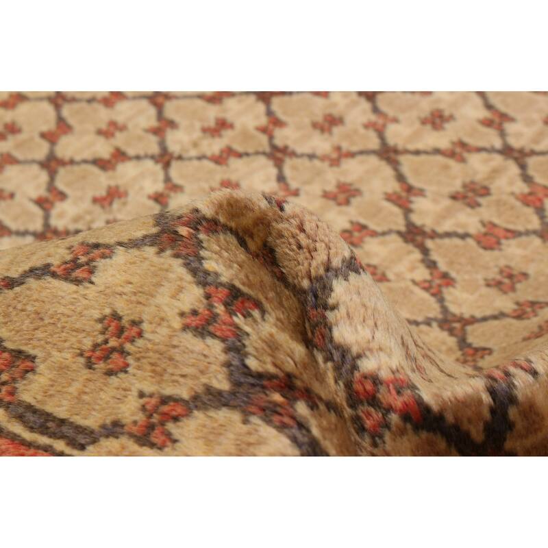 ECARPETGALLERY Hand-knotted Andelz Brown Wool Rug - 3'2 x 6'2