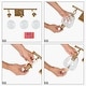 preview thumbnail 12 of 10, Blobfish Modern Gold 3-Light Bathroom Vanity Lights Glass Wall Sconces - L 21.6" x W 6.5" x H 11"
