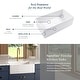preview thumbnail 14 of 14, Austen Crisp White Fireclay 36" Single Bowl Farmhouse Apron Front Undermount Kitchen Sink and Drain