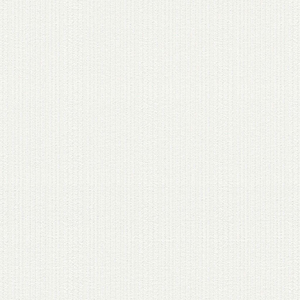 Brewster Samuel White Textured Stripe Paintable Wallpaper - 396in x 20.9in x 0.025in