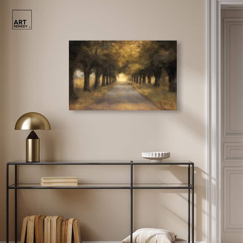 Misty Morning Canvas by Art Remedy, Gallery Wrapped