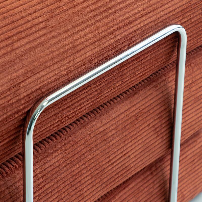 247 Shop At Home Sorai Modern Chenille Foam Modular Sofa with Pillows