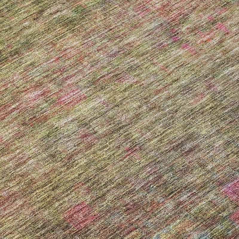 Machine Washable Indoor/ Outdoor Ombre Solid Chantille Rug