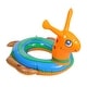 Inflatable Orange and Blue Snail Swimming Pool Tube Ring Float 24-inch ...