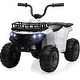 preview thumbnail 1 of 4, Kids Ride On ATV w/Remote Control 2 Speeds White