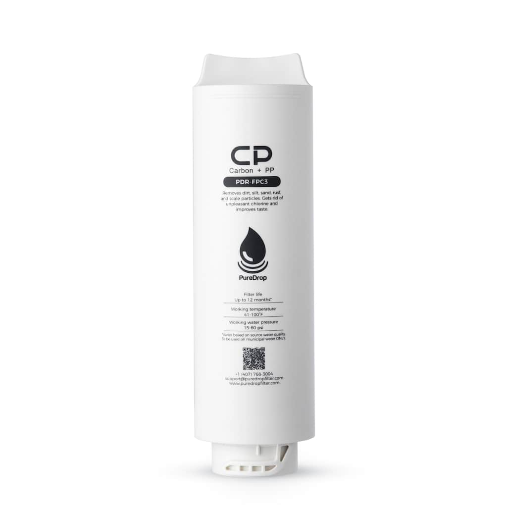 PureDrop PDR-FPC3 Composite Pre-Filter Replacement for PDR-3CUW Ultrafiltration Water System
