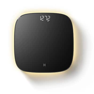 Homedics Essential Glo™ Digital Bathroom Scale with Ambient Motion-Sensing Illumination - Black