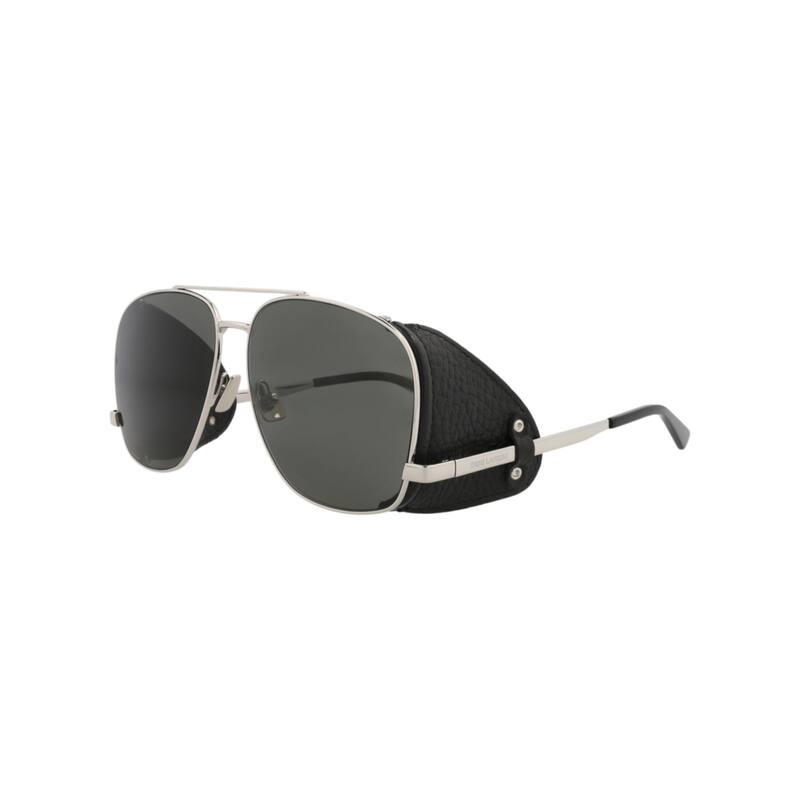 Saint Laurent Aviator-Frame Metal Sunglasses