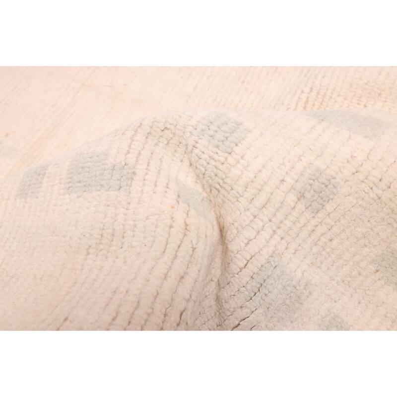 ECARPETGALLERY Hand-knotted Pak Finest Marrakesh Cream Wool Rug - 8'0 x 10'1