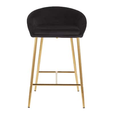 Silver Orchid Livesey 26-inch Glam Counter Stool (Set of 2)