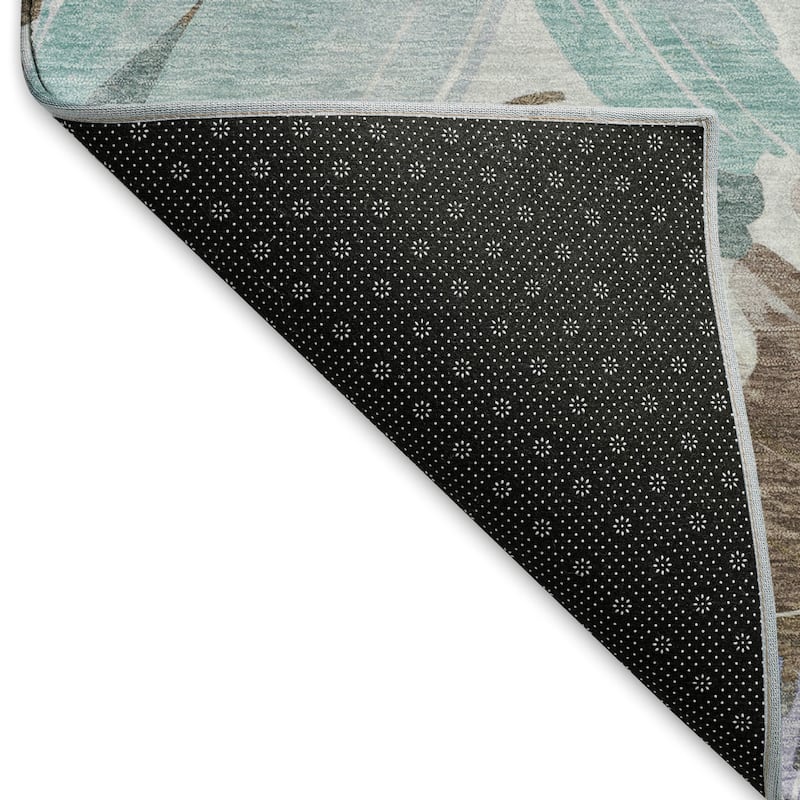 Premium Washable Super Soft Casual Floral Mayfield Rug