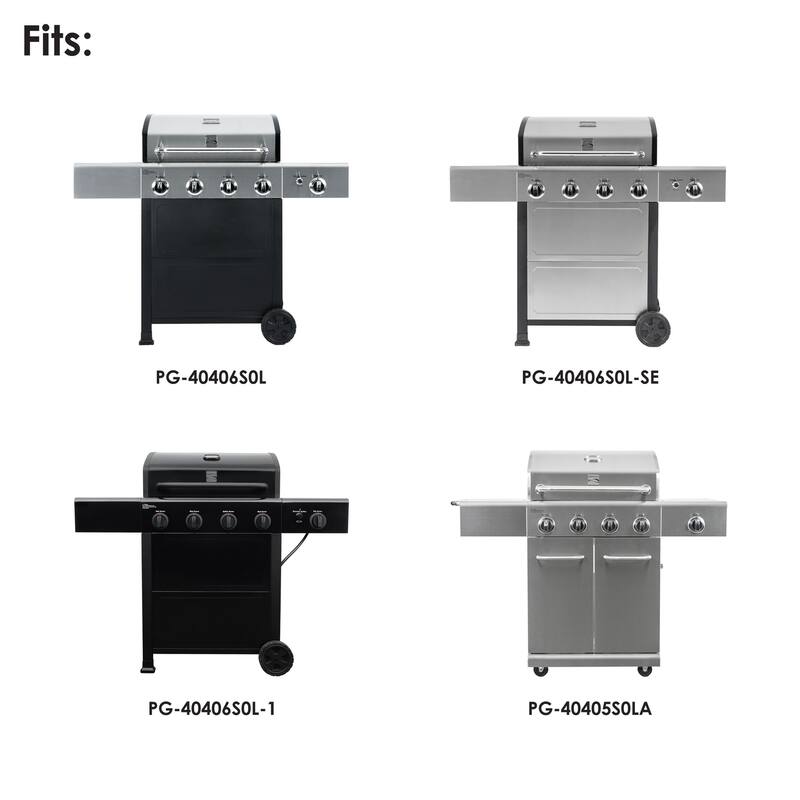 Permasteel NG Conversion Kit for Kenmore Grills 4-Burner & Side Burner