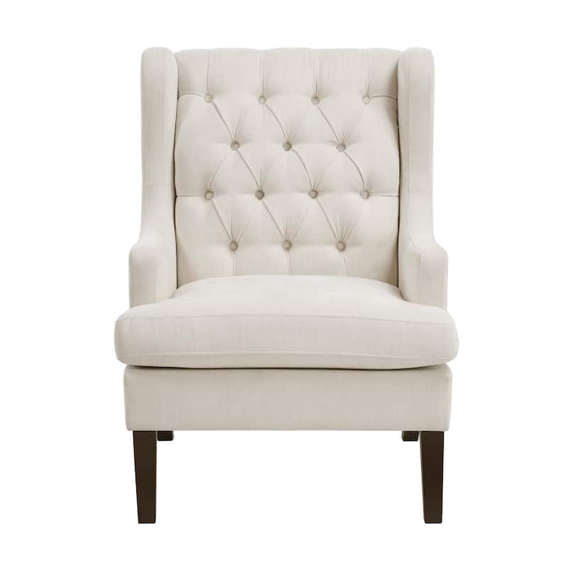 Haven 29" Textured Accent Chair - Button-tufted Chair Back