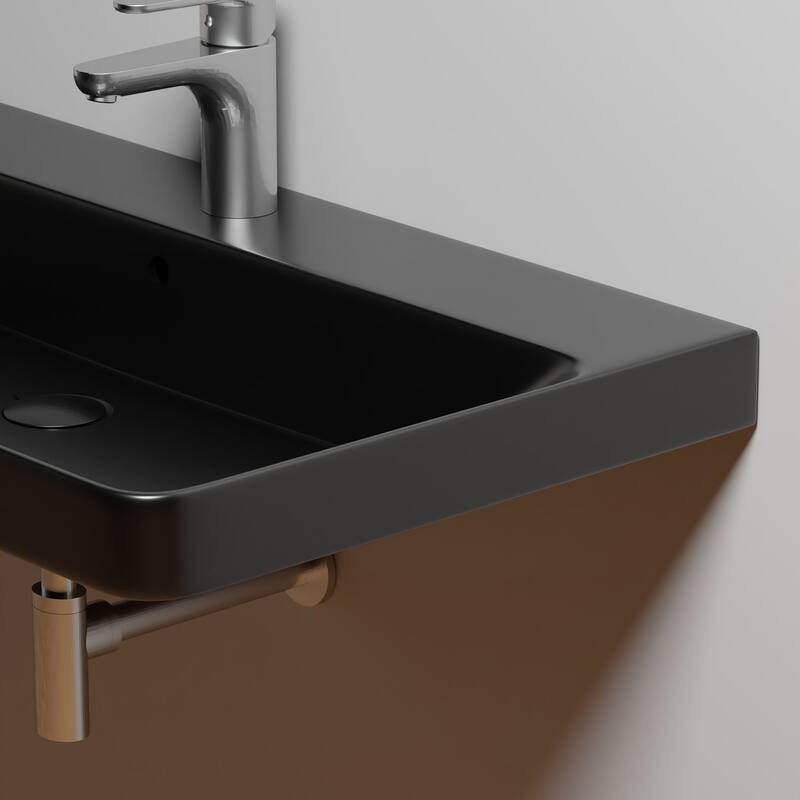 WS Bath Collections Luxury 80.01 Luxury 31-11/16" Rectangular Ceramic