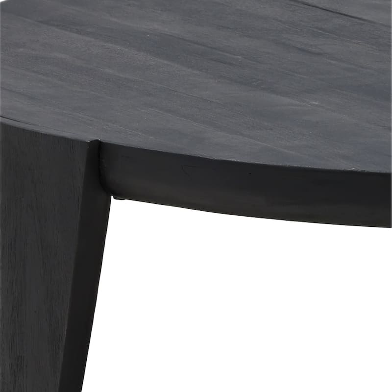 Foothill Wood Coffee Table, Black