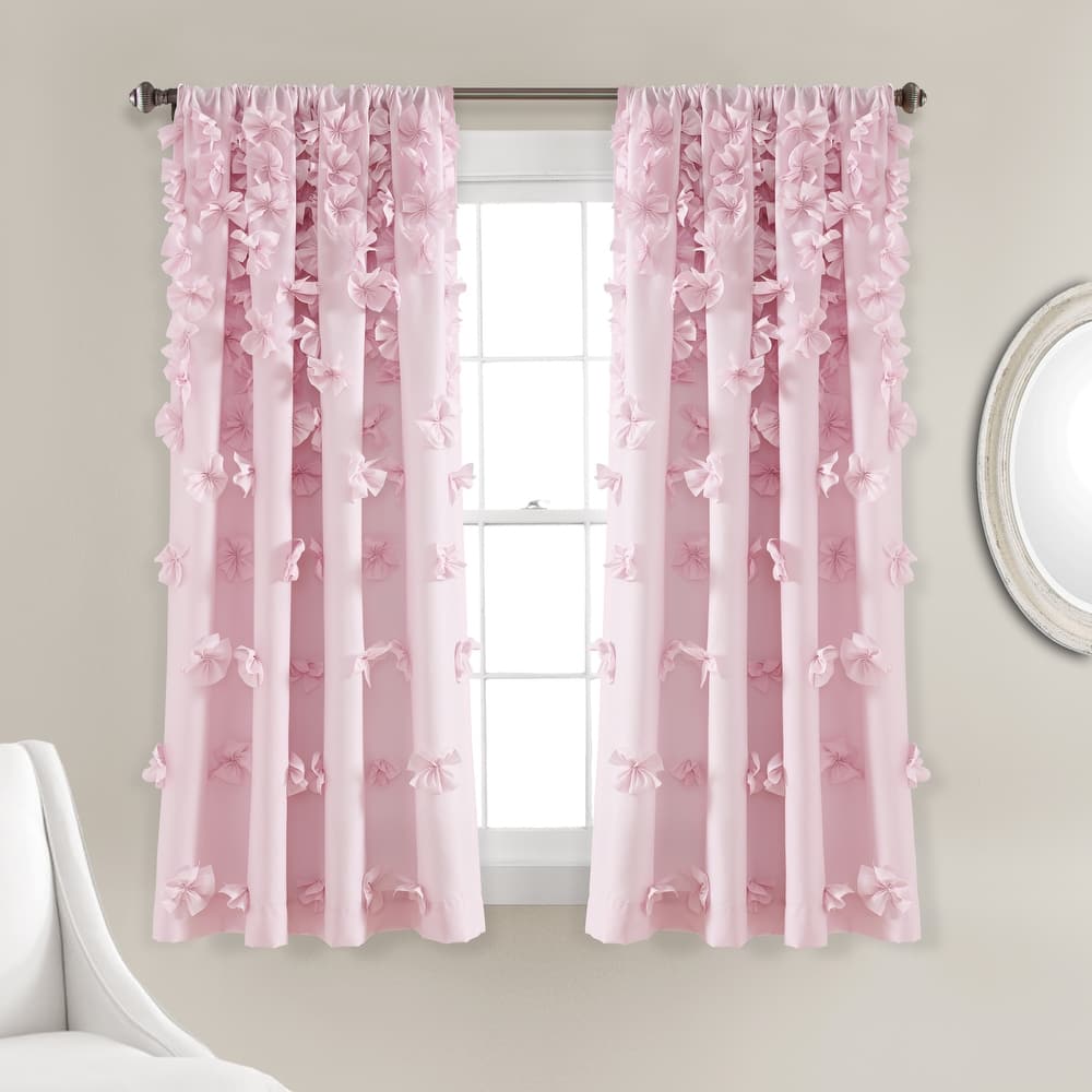 Silver Orchid Turpin Single Window Curtain Panel