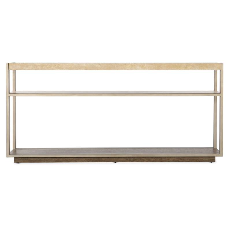 Hooker Furniture M11-80151-00 Hammon 64" Wide Marble Top Metal, White