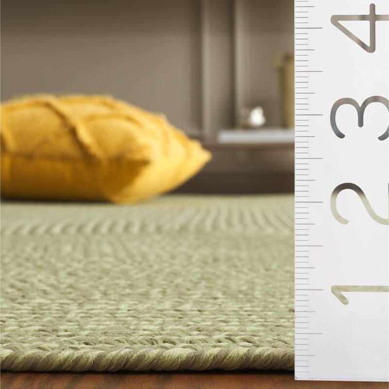 SAFAVIEH Handmade Braided Cosetta Indoor/Outdoor Machine Washable Rug
