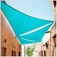 preview thumbnail 14 of 35, ColourTreeUSA Right Triangle Sun Shade Sail HDPE Mesh Fabric Screen Canopy UV Block 190 GSM