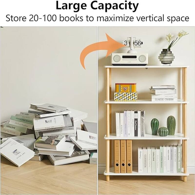 Wooden Open Bookcase