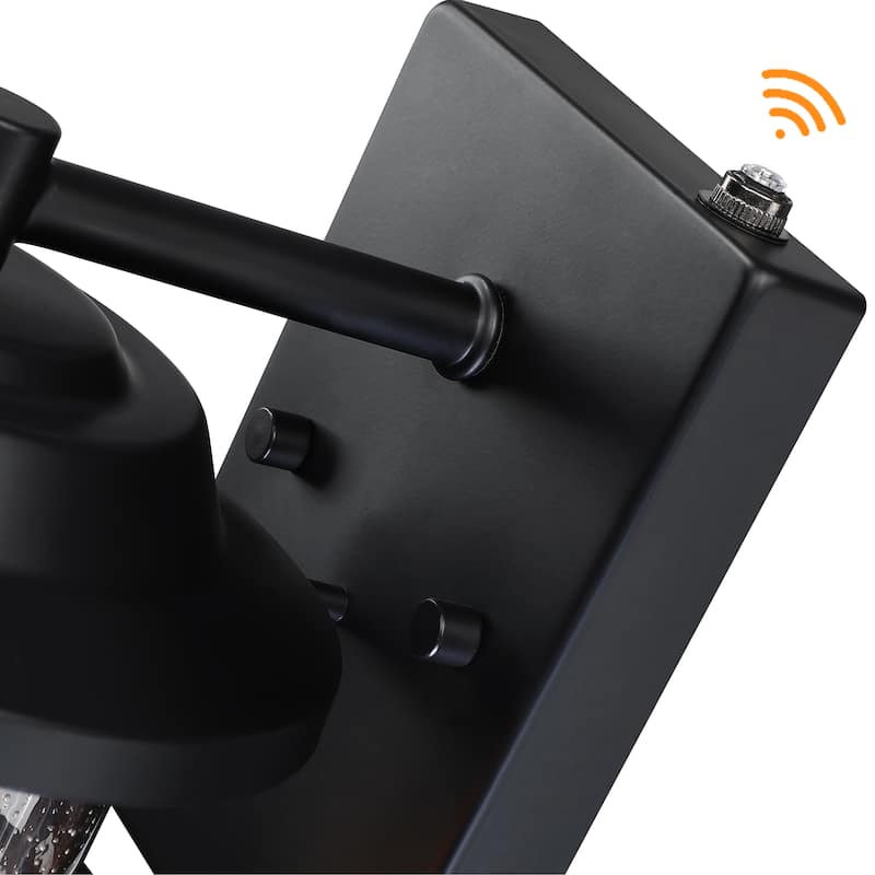 2Pack-1 Light Outdoor Wall Light Dusk to Dawn - 6.61"x7.95"x12.28"