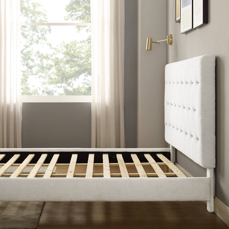 Corvus Somme Tufted Upholstered Platform Bed
