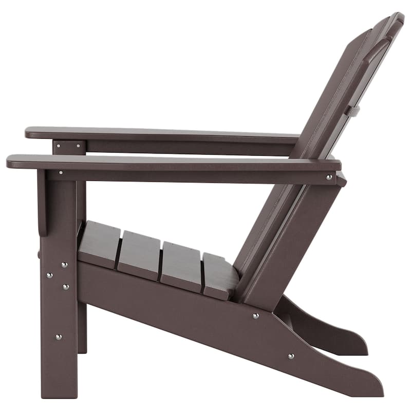 Altura Outdoor Eco-Friendly All Weather Poly Patio Adirondack Chair - Deep Seating